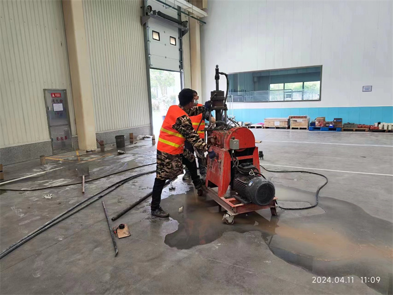 黔西厂房地面下沉塌陷注浆加固施工